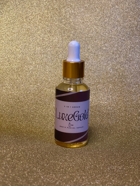 Luxe Gold 2 in 1 Mens Serum